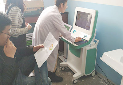 山西省吕梁市临县中心卫生院安装儿童综合素质测试仪一台